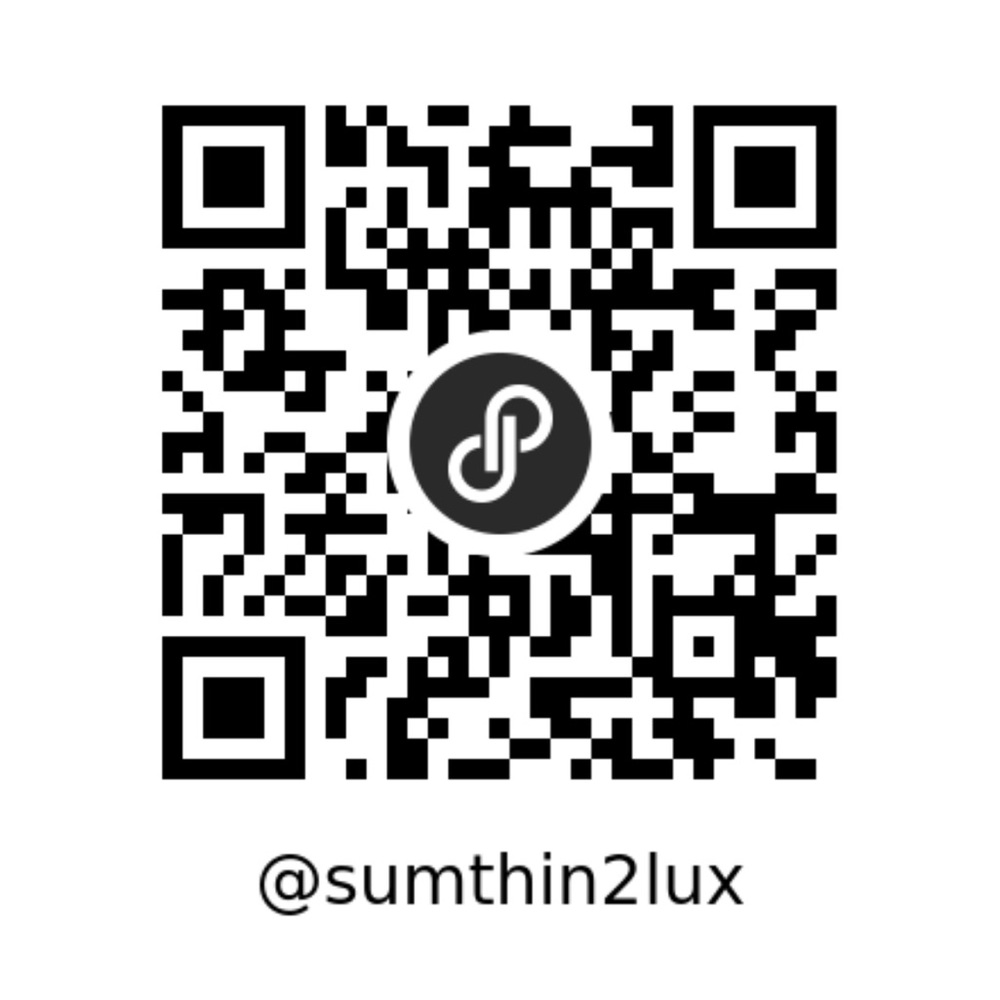 Save $10 on 1st order 🙂 Scan this QR Code or use code @Sumthin2lux